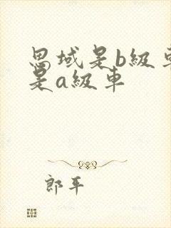 思域是b级车还是a级车