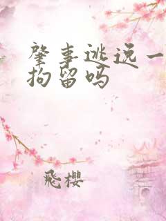 肇事逃逸一定被拘留吗 肇事逃逸一定被拘留吗