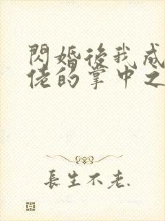 闪婚后我成了大佬的掌中之物在线观看大结局