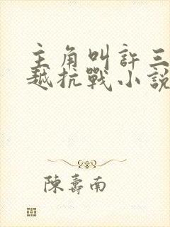 主角叫许三的穿越抗战小说