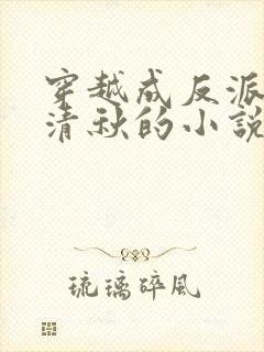 穿越成反派与冷清秋的小说 穿越成反派与冷清秋的小说
