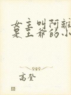 女主叫阿离男主是王爷的小说