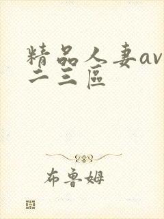 精品人妻av一二三区