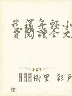 我还年轻小说免费阅读全文无删减