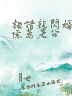 相错亲闪婚嫁给亿万老公