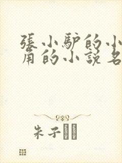 张小驴的小说主角的小说名字 张小驴的小说主角的小说名字