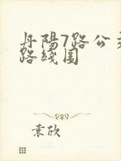 丹阳7路公交车路线图