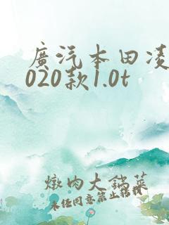 广汽本田凌派2020款1.0t 广汽本田凌派2020款1.0t