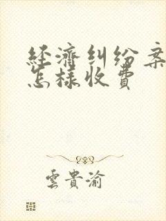 经济纠纷案律师怎样收费