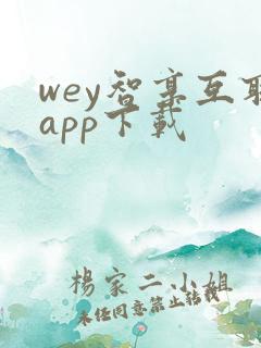 wey智享互联app下载 wey智享互联app下载