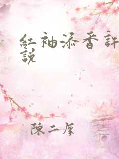 红袖添香许雷小说