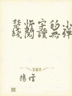 楚忻宇的小说在线阅读无弹窗