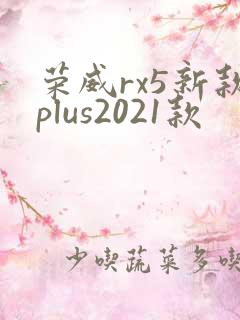 荣威rx5新款plus2021款 荣威rx5新款plus2021款