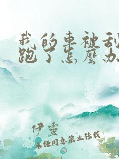 我的车被刮了人跑了怎么办
