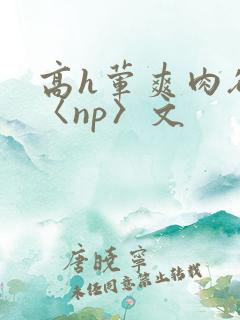 高h荤爽肉欲文〈np〉文