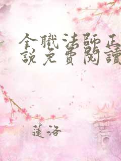 全职法师正版小说免费阅读