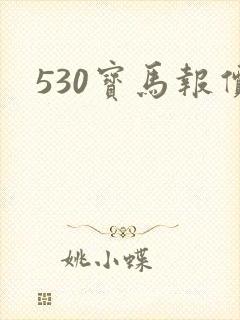 530宝马报价