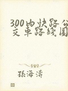 300内快路公交车路线图