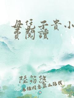 母凭子贵小说免费阅读
