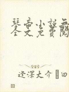 琴帝小说无弹窗全文免费阅读