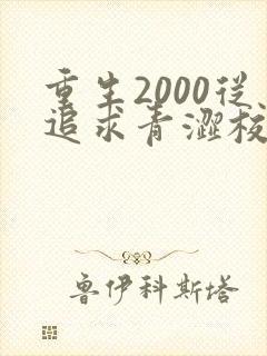 重生2000从追求青涩校花同桌开始痞子老妖著