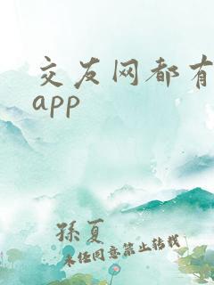 交友网都有哪些app