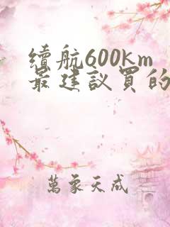 续航600km最建议买的纯电车