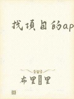 找项目的app