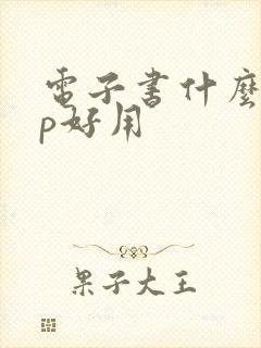 电子书什么app好用