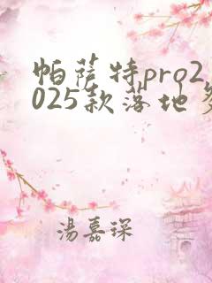 帕萨特pro2025款落地多少钱