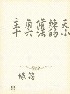主角修炼天罡三十六法的小说