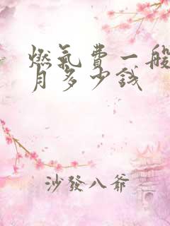 燃气费一般一个月多少钱