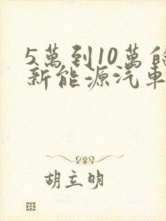 5万到10万的新能源汽车哪个好