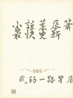 小说叶辰萧初然最快更新
