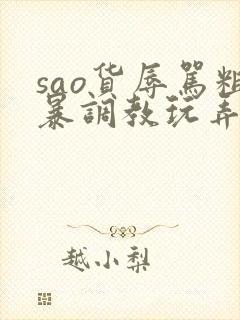 sao货辱骂粗暴调教玩弄