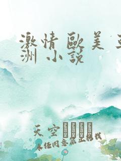 激情 欧美 亚洲 小说