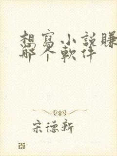想写小说赚钱去哪个软件