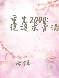 重生2000:从追求青涩同桌校花开始