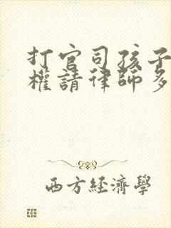 打官司孩子抚养权请律师多少钱