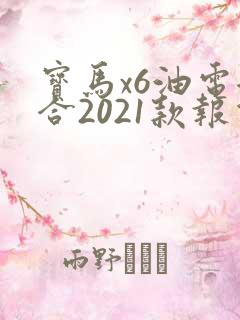 宝马x6油电混合2021款报价 宝马x6油电混合2021款报价