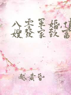 八零军婚,俏军嫂发家致富养崽崽