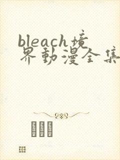 bleach境界动漫全集在线观看免费高清