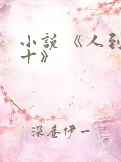 小说 《人到三十》