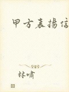 甲方表扬信