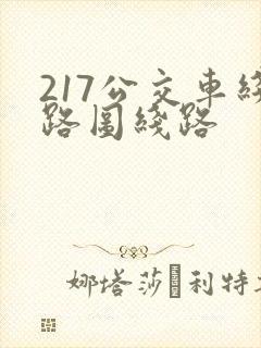 217公交车线路图线路