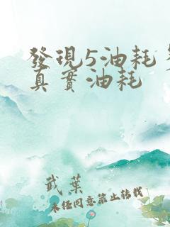 发现5油耗多少真实油耗 发现5油耗多少真实油耗