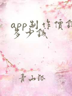 app制作价钱多少钱