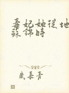 毒妃她从地狱来苏锦时
