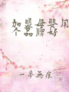 加盟母婴用品哪个品牌好