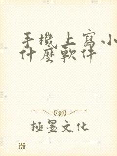 手机上写小说用什么软件 手机上写小说用什么软件
